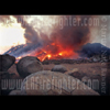 photograph of mountain on fire
